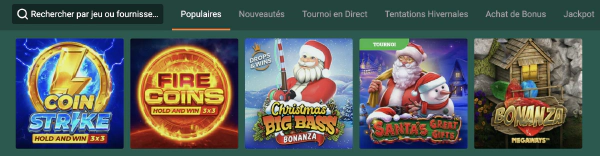 Machines à sous populaires au Cresus Casino