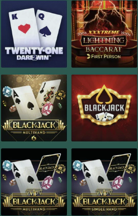 Jeux de table au Cresus Casino