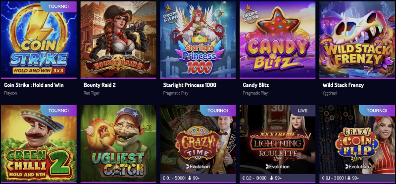 Machines à sous au Lucky 8 Casino