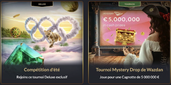 Le casino offre une variété de bonus très généreux et attractifs à tous ses membres abonnés